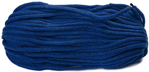 Baumwollkordel 6mm dick 50 Meter Lang Baumwollkordel Royalblau