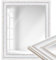 WANDStyle Spiegel 40x55 cm im Barock-Stil aus Holz, weißer Wandspiegel, Made in Germany - H550