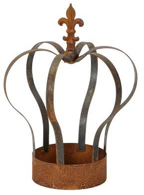 Posiwio Krone zum Bepflanzen (45cm), Edelrost, Metall, Grün, Allgemeine Dekoration, Festlichkeit
