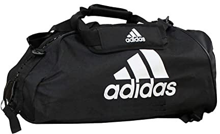 adidas Sporttasche - Sportrucksack schwarz/Weiss, Gr. M