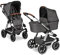 ABC Design 2 in 1 Kinderwagen Viper 4 Diamond Edition – Kombikinderwagen für Neugeborene & Babys bis 22 kg – Geländetauglich – Radfederung & Lufträder – höhenverstellbarer Schieber – Farbe: asphalt