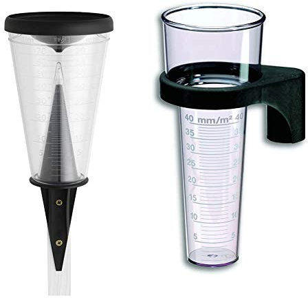 TFA 47.1008 Pluviometro & Dostmann 47,1006 Pioggia di plastica Gauge Soggetto