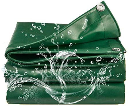 MTYLX Grande Bâche Résistante, Bâches, Tapis de Sol de Camping 450Gsm Bâches Imperméables À La Pluie Élastiques Meubles de Jardin Bois de Chauffage Couverture Sèche Abri de Tente de Camping,4X5M,4X5M