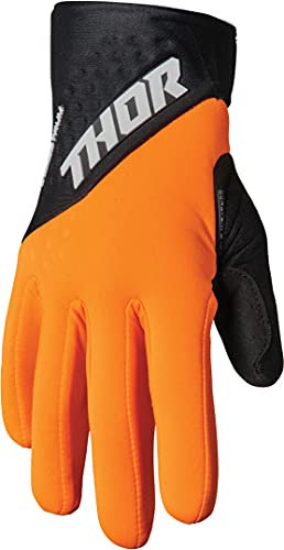 Thor Spectrum Cold Weather Motocross Handschuhe Orange/Schwarz L