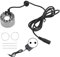 TOPINCN Nebbia Nebbia, Mini Nebbia Nebbia Nebbia in Acciaio Inossidabile Colorato Nebbia con 12 Luci Accessori per Fontane per Interni Esterni(Spina UE)
