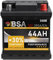 BSA Autobatterie 12V 44AH 390A/EN Starterbatterie ersetzt 45Ah 50Ah 46Ah 40Ah
