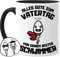 Tassenliebling® Papa Tasse personalisiert mit 1-4 Kindern - Schwarz - Papas bester Schwimmer - Vatertagsgeschenk Geburtstag - Werdender Papa Geschenk lustig zum Vatertag mit Baby, Tochter, Sohn