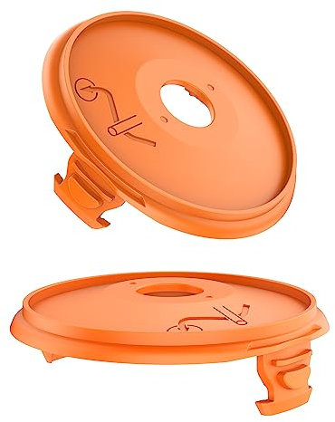 MAOZHOU Rasentrimmer Spulenabdeckung,2 Stück 5344 Ersatz Spulendeckel für Gardena EasyCut ComfortCut PowerCut SmallCut Rasentrimmer