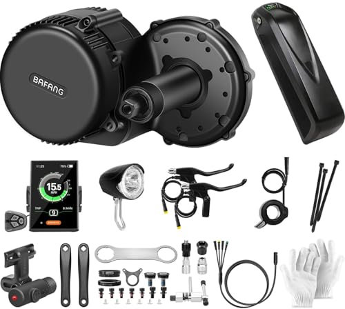 Bafang Mittelmotor 250w 36V mit Akku BBS01B G340 ebike Umbausatz 3,5 Zoll C18 Display, 36V 15AH Akku Und Batterieladeger盲t