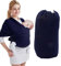 ISAKEN Sling Babytrage, Baby Wrap Babytrage, Weich und Atmungsaktiv Babybauchtrage Ring-Sling Babytrage Wraps, Baby Baby Hängematte für Neugeborene bis 15 KG