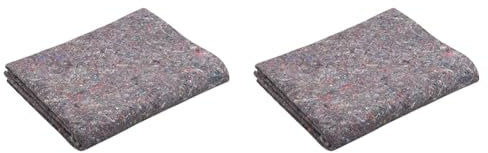 Meister Malervlies 1 x 3 m - 220 g/m² Grammatur - Rutschfeste Rückseite - Staubfreies & Saugfähiges Abdeckvlies/Schutzvlies zum Tapezieren/Malerfilz auf Rolle / 4378450 (Packung mit 2)