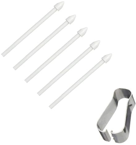 DaiUni Pointes de Remplacement pour Samsung Galaxy Tab S8 / Tab S8+ Plus/Tab S8 Ultra/Tab S7 / S7+ Plus / S7 FE/Tab S6 / S6 5G / S6 Lite Écran Tactile Stylet S Pen Tips + Outil, 5 pcs, Blanc.