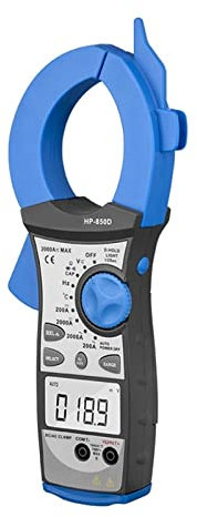 Multimetri Pinza amperometrica HP-850D 2000A con Test del Ciclo di Lavoro capacità Temperatura frequenza e Borsa for Il Trasporto