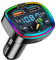 Fm Transmitter Auto Bluetooth Musik-Playe 2 USB-Anschluss Ladegerät KFZ-Adapter QC 3.0+PD USB C LED-Display +7 Farben LED-Licht,Freisprechanlage unterstützen BT, SD-Karte, USB-Disk