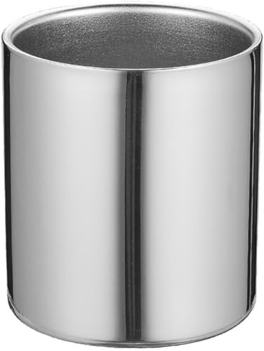 LALAFINA Vasos De Metal Vaso De Doble Pared Vaso De Whisky De Acero Inoxidable Taza Aislada De Acero Inoxidable Taza De Vaso De Cóctel