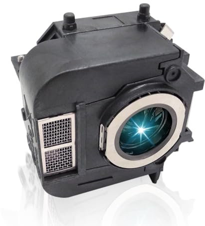 SORNEICDR Lámpara de Proyector para EPSON EL PLP50/V13H010L50 EB-824 EB-825 EB-826W EB-84 EB-84e EB-84he EB-85 EMP-825 EMP-84he PowerLite 826 EB-84H EB-84EDU lámpara de repuesto con carcasa