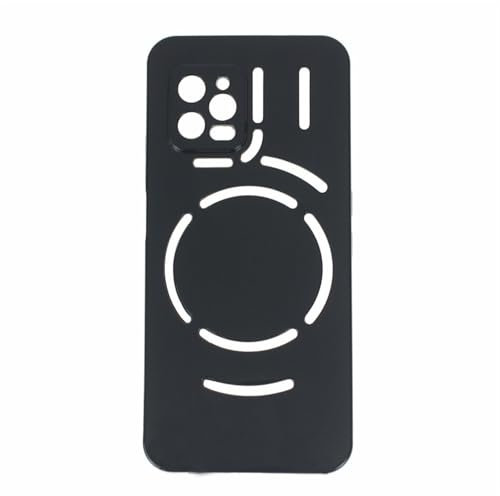 Auotu Custodia Case with protezione della lente Soft TPU Silicone Custodiar Protettiva Cover Per Unihertz Luna Smartphone (Nero)