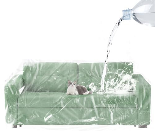 JAMHEXOU 1PC 2x3m Sofabezug Abdeckung langlebig wasserdicht Staubschutz für Bett Sofa Möbel beim Umzug oder Lagerung – Effektiver Schutz vor Staub, Verschleiß und Feuchtigkeit