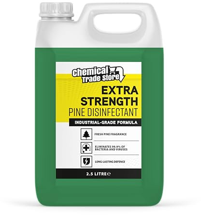 Chemical Trade Store - Pine Disinfectant - Concentrated General Purpose Cleaner, Kills 99.9% of Germs Floor Cleaning Liquid - 2.5 Litre