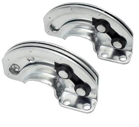 Advokingtap Confezione da 2 cerniere a scomparsa per porte scorrevoli a 90 gradi, in acciaio al carbonio, facili da installare, salvaspazio, per porte in legno e vetro (sinistra)