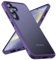 Premium Hülle für Samsung Galaxy S24 – Robust, stoßfest & stilvoll! Airbag-Technologie für Schutz auf Militärniveau. Kratzfest, griffig & sorgt für höchsten Komfort (Purple, Samsung S24)