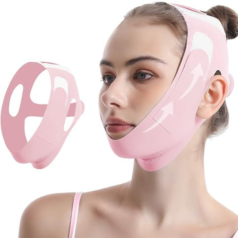 Doppelkinn Entferner,Gesichtsmasken & Gesichtskuren,Kinnmaske Doppelkinn Maske,Chinology Chin Mask,Jawline Shaper,Face Tape Lifting Gesicht,Kinnmaske Schlafen,V Line Lifting Mask