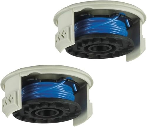 StarRing Lot de 2/4/6 bobines de rechange pour débroussailleuse Ryobi RAC124 18 V + Razor OLT/RLT 1830 1831 Recharges de bobine et fil de rechange pour débroussailleuse