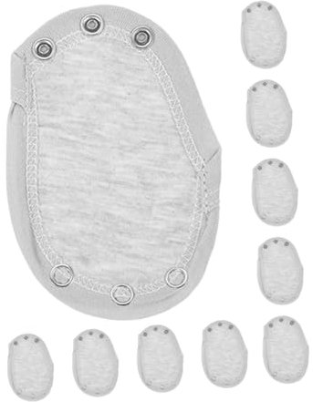 Toddmomy 10stücke Body-verlängerung Für Junge Mädchen Mit Druckknöpfen Aus Atmungsaktivem Baumwollmaterial Einfach Anzulegen Und Waschbar Für Kleinkinder Und Overalls