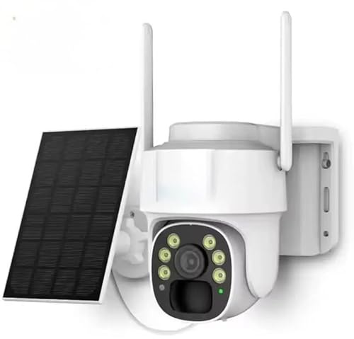 Telecamera IP PTZ con Pannello Solare WiFi 4MP 4G Videosorveglianza Protezione di Sicurezza Batteria Integrata Standby a Lungo Termine(2MP WiFi Version)