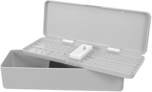 GARIOUANS Battery Storage Organizer Box for Aa Aaa Button Batteries with Double Layer for Marine Rv Office Use