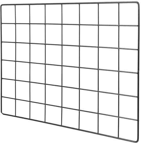 Milisten Quadratisches Wandgitter aus Eisen 30×40cm Fotogitter mit Rasterpanel und Wandhalterung für Bilderwanddekoration Langlebiges Metall Aufbewahrungsregal für Zuhause und Zimmer