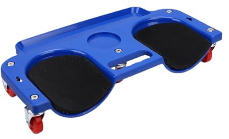 Rollender Kniewagen, Dick Gepolstert, mit Werkzeugablage für Autoreparatur und Heimwerkstatt, Robust, Blau