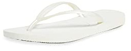 Havaianas Women's Slim Flip Flop Sandal, White, 9-10