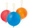 Amscan 6431 - 3 Latexballons Spielbälle sortiert, Durchmesser 35,5 cm, Punch Ballons, Luftballons, Riesenballons, Geburtstag, Themenparty