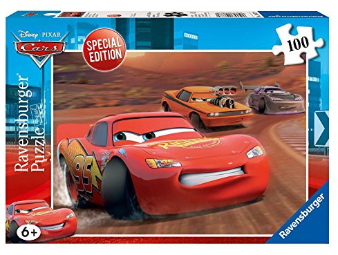 Ravensburger 10877 - Disney Cars: Lightning McQueen &S not Rod - 100 Teile Puzzle