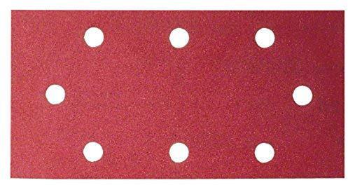 Bosch 2609256B05 DIY Schleifblatt 93 x 230 mm, G180, 8 Löcher, gespannt (10)