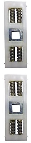 Door Handle Spring Cassettes for Floppy Unsprung Door Handles (Pack of 2) - Hole in Middle