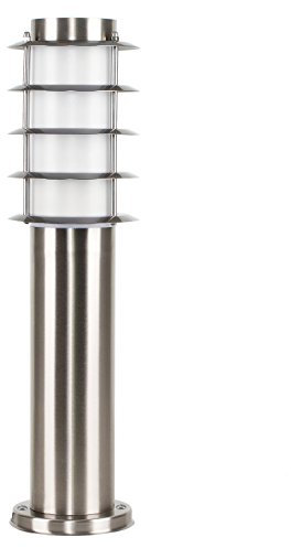 MiniSun | Modern Stainless Steel Light Post | Post Lights, Home Décor & Improvement Essential | Mains Wired