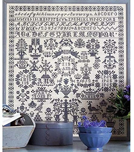 Kreuzstich Stickpackung Sampler Zählmuster, Multifarbig