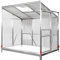 Deuba Base para Invernadero de Acero galvanizado 190x122 Cimiento Basamento sólido y Estable