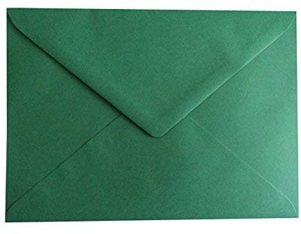 Rössler Papier Coloretti Briefumschläge - C5, 5 Stück, forest; Packungsinhalt: 5 Stück
