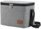 AOSBOS Sac Isotherme Homme Portable Lunch Bag Business Glacière Souple Gris
