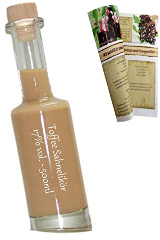 Toffee Sahnelikör -500ml- 17% | Herrliche Komposition aus Schoko, Nuss und Kakao