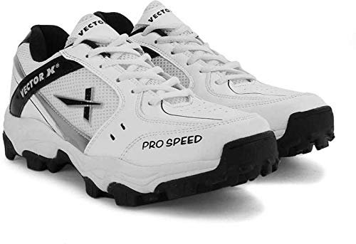 KD Vector Cricket-Schuhe Gummi-Spike Atomic Pro Hockey Sport Nieten Indoor Out Door Trek Schuhe, PRO Weiß, 38 EU