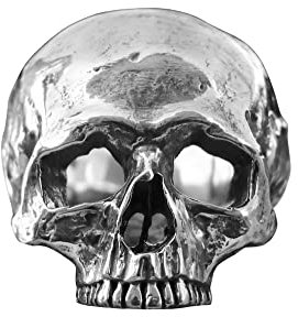 Sterling Silber 925 Totenkopf Ringe Schmuck Schädel Herren Handgemacht Juwelen