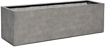 ESCHBACH® Pflanzkübel Box 150 Beton Grau Rechteckig XXL * 150 x 50 x 50 cm * 10 Jahre Garantie
