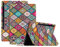 SNCLET Cover per Samsung Galaxy Tab S8 Plus 2022 Custodia protettiva per Tablet Ultra Slim con Funzione Supporto Case in Pelle PU Custodia per Samsung Tab S7 Plus 2020,Tab S8 Plus 2022,Motivo Colorato