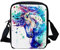 Binienty Kinder-Umhängetasche, kleine Umhängetasche, Handtasche, für Reisen, Schule, Wandern, Watercolor Horse-2, Einheitsgröße