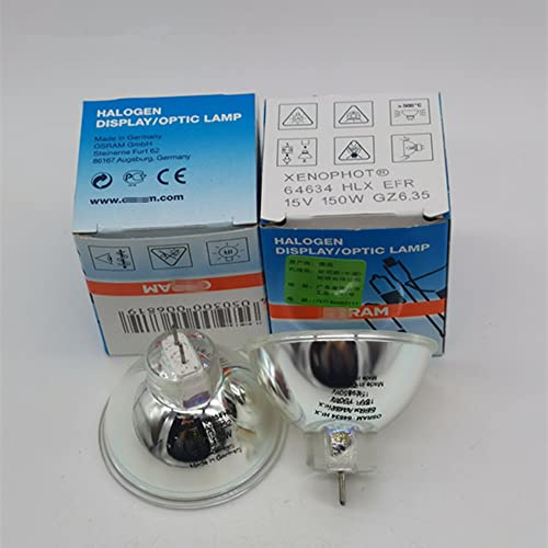 10pcs/LOT HLX 64634 Xenophot 15V150W GZ6.35 EFR bulb,HLX64634 15V 150W microscope endoscope light source halogen lamp
