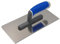 DEWEPRO® Glättekelle mit abgerundeten Ecken 270x130mm Modell 3K - Glattkelle - Traufel mit Edelstahlblatt - 270x130mm - Glätter - Aufziehglätter - Aufzieher